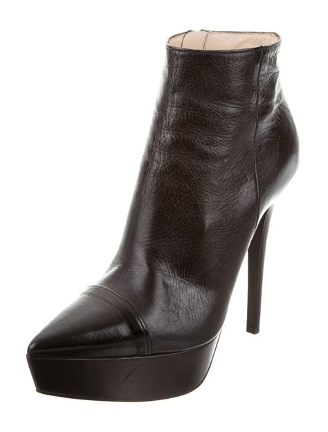 prada leather sport ankle boot|Prada leather platform ankle boots.